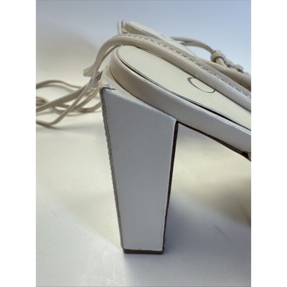 Jessica Simpson Women’s Meana Ankle Wrap Strappy Sandal Ivory Size 7 heeled - Picture 5 of 8